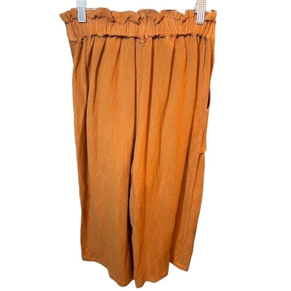 Young fabulous and broke Capri linen pants, size small casual travel pockets - Picture 4 of 8